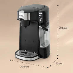 Baristomat 2-in-1-Heißgetränkeautomat Kaffee Tee Milchschaum 15 Baristomat 2-in-1-Heißgetränkeautomat Kaffee Tee Milchschaum -Küchenzubehör Verkaufsgeschäft 10033138 yy 0008 dimensions