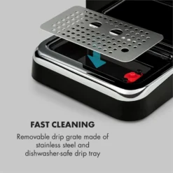 Espressionata Gusto Espressomaschine 1100W 15 Bar Druck Schwarz -Küchenzubehör Verkaufsgeschäft 10033209 yy 0006 logo Klarstein Espressionata Gusto Espressomaschine