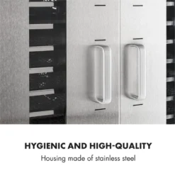 Master Jerky 24 Dörrautomat 5850W 40-90 °C 15h-Timer Edelstahl Silber 13 Master Jerky 24 Dörrautomat 5850W 40-90 °C 15h-Timer Edelstahl Silber -Küchenzubehör Verkaufsgeschäft 10033214 yy 0006 logo Klarstein Master Jerky 24 Doerrautomat silber