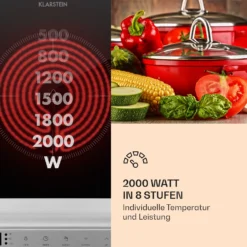 MisterCook Kochplatte Infrarot 2000W 90-650°C Abschalttimer 10 MisterCook Kochplatte Infrarot 2000W 90-650°C Abschalttimer -Küchenzubehör Verkaufsgeschäft 10033281 de 0005 logo