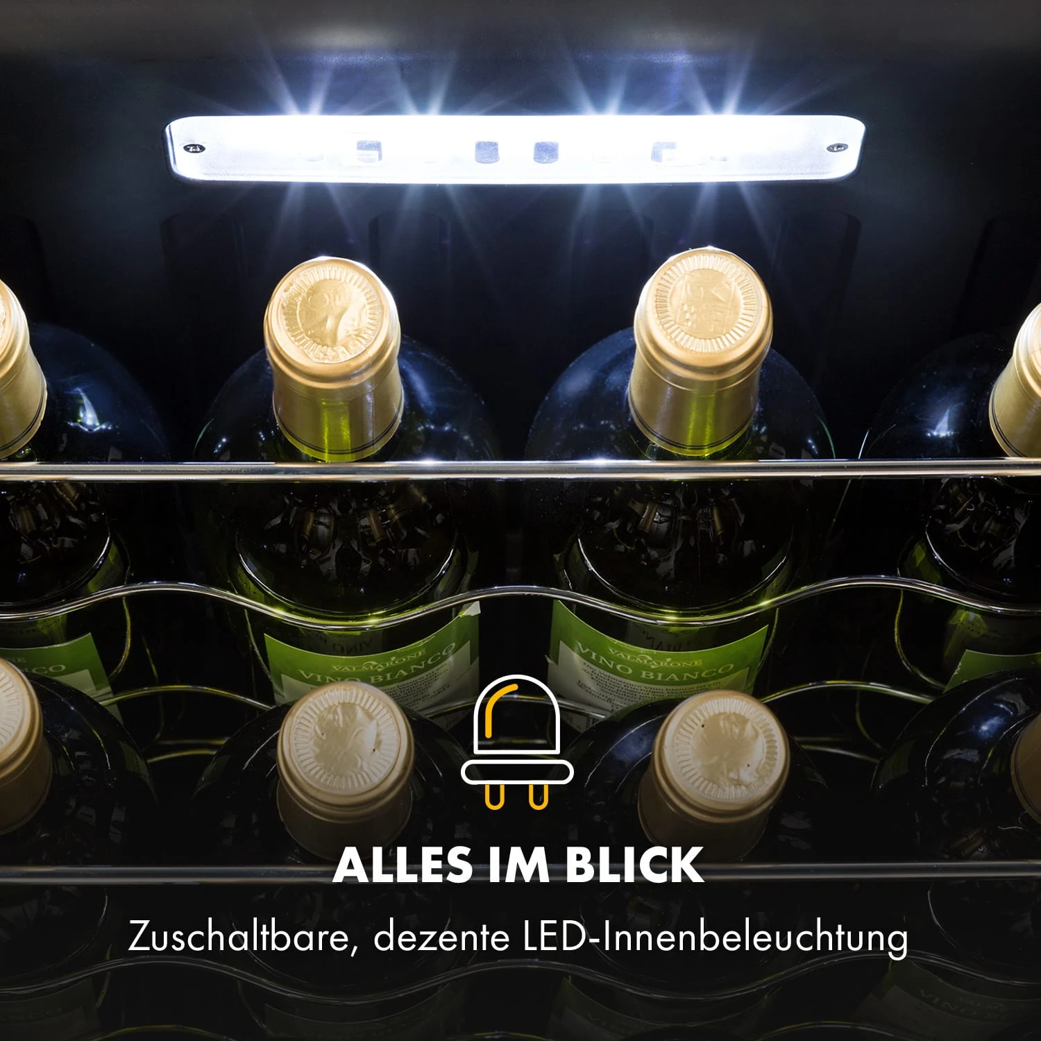 Shiraz 16 Uno Weinkühlschrank 42l Touch-Bedienfeld 131W 5-18°C 8 Shiraz 16 Uno Weinkühlschrank 42l Touch-Bedienfeld 131W 5-18°C – Bild 8