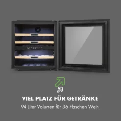 Vinsider 36 Weinkühlschrank 2 Kühlzonen 5-22°C 85l Edelstahl 12 Vinsider 36 Weinkühlschrank 2 Kühlzonen 5-22°C 85l Edelstahl -Küchenzubehör Verkaufsgeschäft 10033682 de 0004 logo