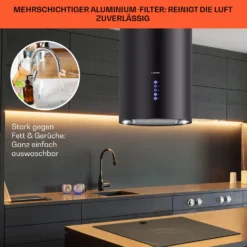 Beretta Inselabzugshaube Ø35cm 650m³/h LED Inkl. Aktivkohlefilter -Küchenzubehör Verkaufsgeschäft 10033718 de 0006 usp