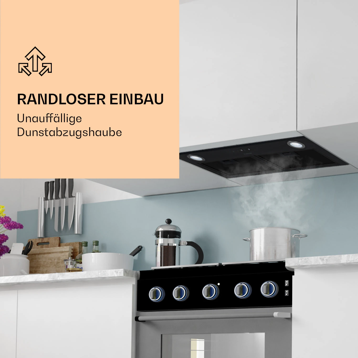 Paolo Dunstabzugshaube Einbau 72 Cm EEK: A 593 M³/h LED Touch 2 Paolo Dunstabzugshaube Einbau 72 Cm EEK: A 593 M³/h LED Touch – Bild 2