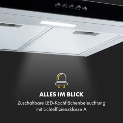 Darya Dunstabzugshaube 60cm 310 M³/h Edelstahl Silber -Küchenzubehör Verkaufsgeschäft 10033820 de 0006 logo