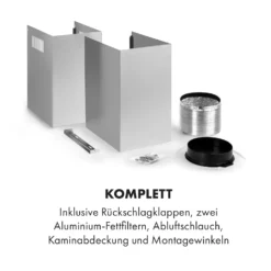 Darya Dunstabzugshaube 60cm 310 M³/h Edelstahl Silber -Küchenzubehör Verkaufsgeschäft 10033820 de 0009 logo