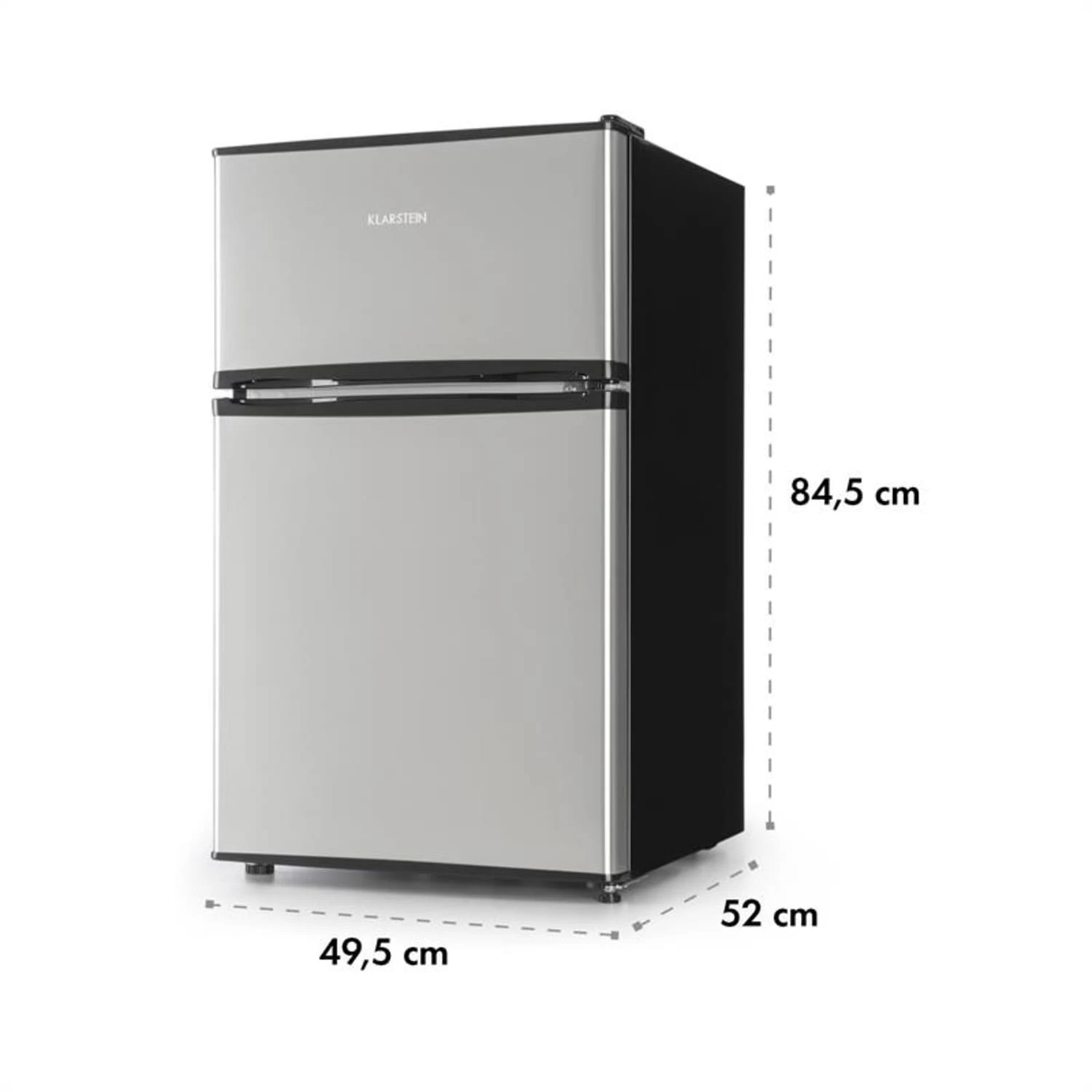 Big Daddy Cool Kühl-Gefrierkombination 61/25 Liter 2 Ebenen Edelstahl 11 Big Daddy Cool Kühl-Gefrierkombination 61/25 Liter 2 Ebenen Edelstahl – Bild 11