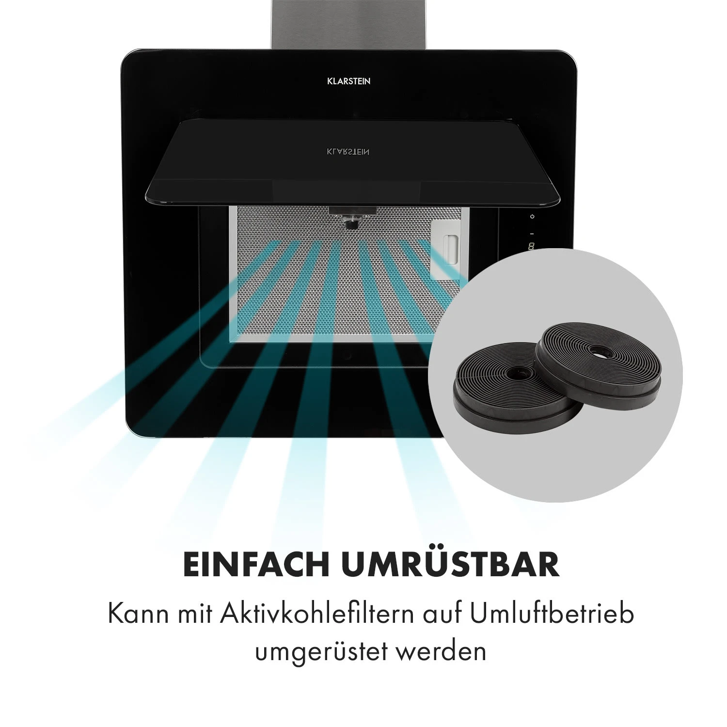 Helena 60 Dunstabzugshaube 595 M³/h LED-Display Schwarz 8 Helena 60 Dunstabzugshaube 595 M³/h LED-Display Schwarz – Bild 8