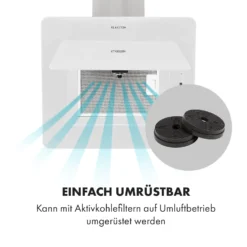 Helena 60 Dunstabzugshaube 595 M³/h LED-Display Weiß -Küchenzubehör Verkaufsgeschäft 10034101 de 0008 logo