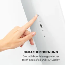 Helena 90 Dunstabzugshaube 595 M³/h LED-Display Weiß -Küchenzubehör Verkaufsgeschäft 10034103 de 0004 logo