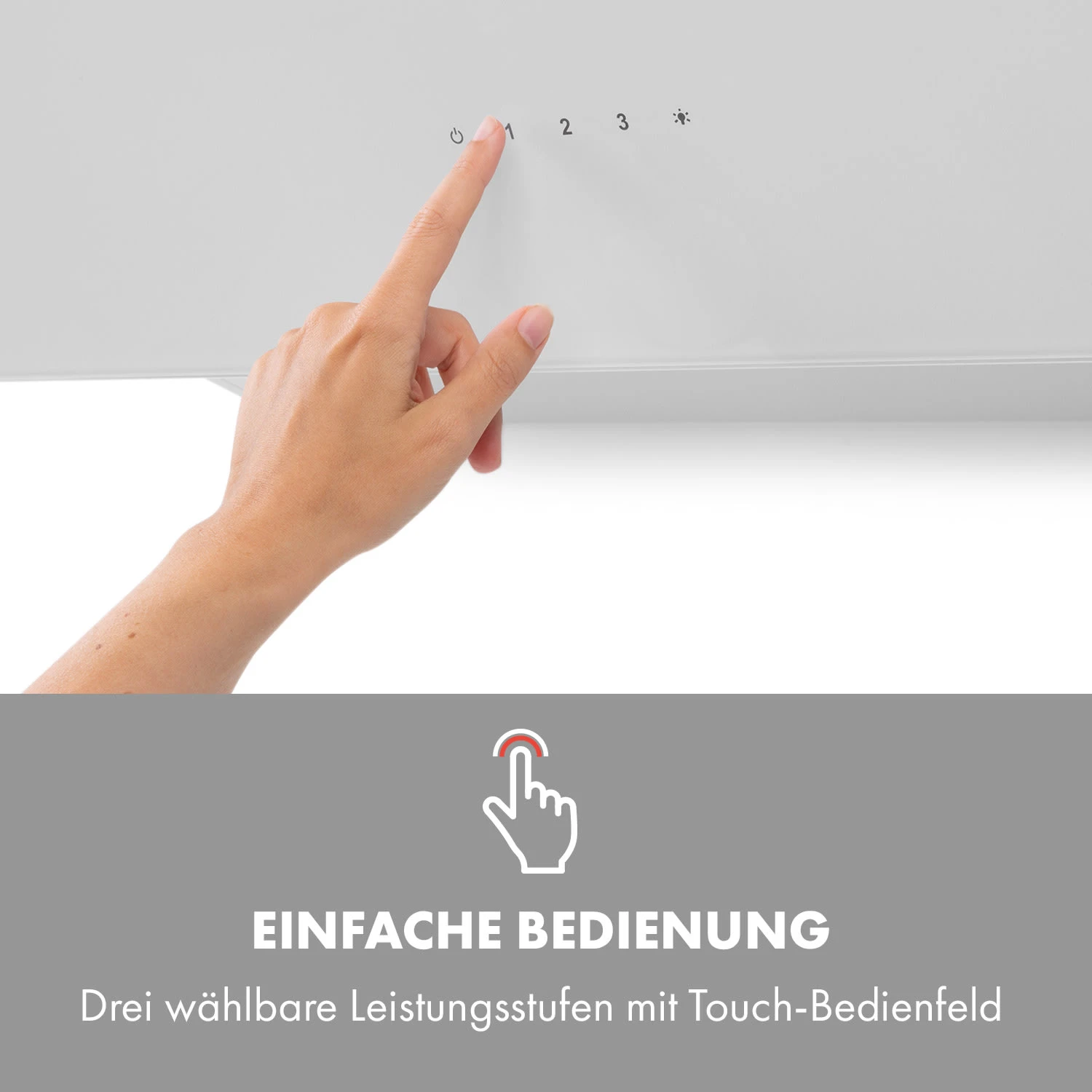 Alina Dunstabzugshaube 90 Cm 600 M³/h Ambientelicht Glasfront Weiß 4 Alina Dunstabzugshaube 90 Cm 600 M³/h Ambientelicht Glasfront Weiß – Bild 4