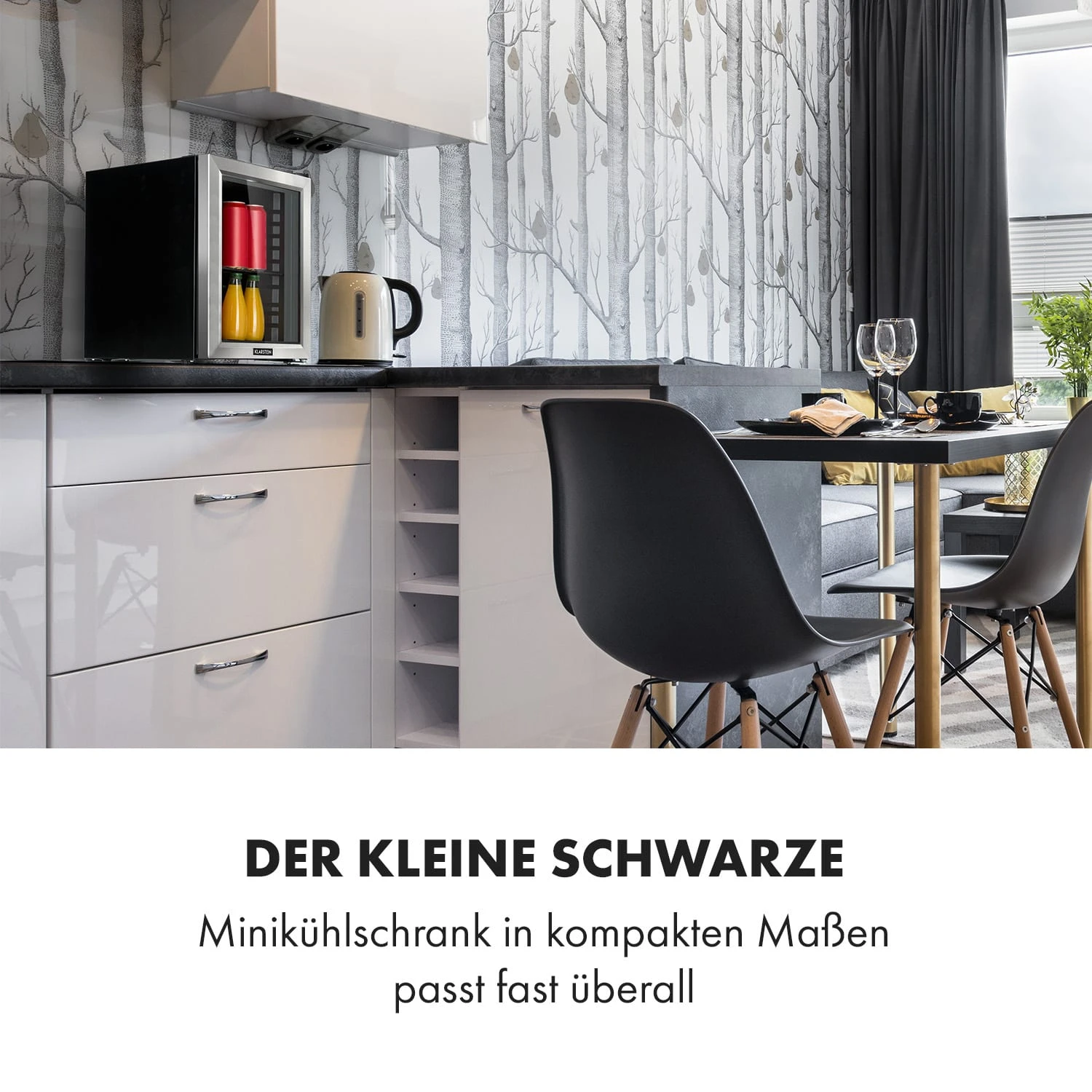 Harlem Getränkekühlschrank 23 Liter 1 Metallrost Glastür 2 Harlem Getränkekühlschrank 23 Liter 1 Metallrost Glastür – Bild 2