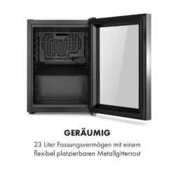 Harlem Getränkekühlschrank 23 Liter 1 Metallrost Glastür 11 Harlem Getränkekühlschrank 23 Liter 1 Metallrost Glastür -Küchenzubehör Verkaufsgeschäft 10034121 de 0005 logo