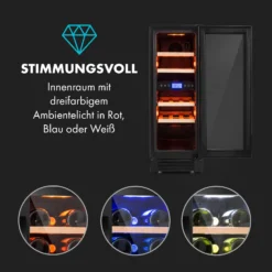 Vinovilla 17 Built-In Duo Weinkühlschrank 53l 17 Fl. 2 Zonen Glastür -Küchenzubehör Verkaufsgeschäft 10034154 de 0003 logo