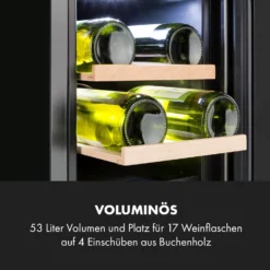 Vinovilla 17 Built-In Duo Weinkühlschrank 53l 17 Fl. 2 Zonen Glastür -Küchenzubehör Verkaufsgeschäft 10034154 de 0005 logo