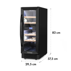 Vinovilla 17 Built-In Duo Weinkühlschrank 53l 17 Fl. 2 Zonen Glastür -Küchenzubehör Verkaufsgeschäft 10034154 yy 0008 logo