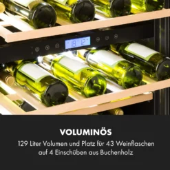 Vinovilla 43 Built-In Duo Onyx Weinkühlschrank 129l 43 Fl. 2 Zonen -Küchenzubehör Verkaufsgeschäft 10034155 de 0005 logo