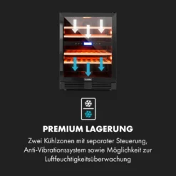 Vinovilla 43 Built-In Duo Onyx Weinkühlschrank 129l 43 Fl. 2 Zonen -Küchenzubehör Verkaufsgeschäft 10034155 de 0006 logo