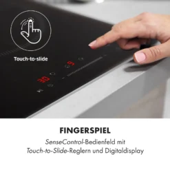 Delicatessa 3 Induktionskochfeld 3 Zonen 5800W Glaskeramik Schwarz -Küchenzubehör Verkaufsgeschäft 10034193 de 0005 logo