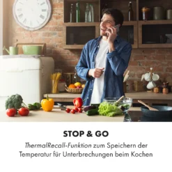 Delicatessa 3 Induktionskochfeld 3 Zonen 5800W Glaskeramik Schwarz -Küchenzubehör Verkaufsgeschäft 10034193 de 0007 logo