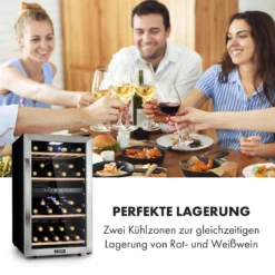 Vinamour 45 DuoWeinkühlschrank 2 Zonen 118 Ltr / 45 Fl 5-18 °C -Küchenzubehör Verkaufsgeschäft 10034216 de 0004 logo