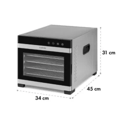 Flavour Dry Dörrautomat Temperatur: 35 - 75 °C Digitaler Thermostat -Küchenzubehör Verkaufsgeschäft 10034423 yy 0008 logo Klarstein Flavour Dry Doerrautomat schwarz