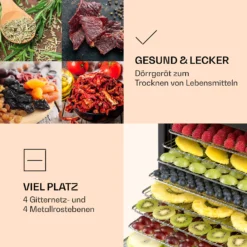 Mega Jerky Dörrautomat 650W 35-80°C LC-Touch-Display Timer 8 Ebenen -Küchenzubehör Verkaufsgeschäft 10034439 de 0004 logo