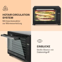 Mega Jerky Dörrautomat 650W 35-80°C LC-Touch-Display Timer 8 Ebenen -Küchenzubehör Verkaufsgeschäft 10034439 de 0005 logo