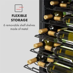 Vinomatica 36 Uno Weinkühlschrank 95l Touch-Bedienfeld 85W 4-18 °C 12 Vinomatica 36 Uno Weinkühlschrank 95l Touch-Bedienfeld 85W 4-18 °C -Küchenzubehör Verkaufsgeschäft 10034466 yy 0005 logo Klarstein Vinomatica Weinkuehlschrank 95l schwarz