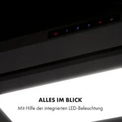 Lumiera Dunstabzugshaube LED 70 Cm EEK A 750 M3/h 3 Stufen Weiß -Küchenzubehör Verkaufsgeschäft 10034467 de 0004 logo