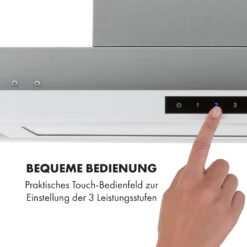 Lumiera Dunstabzugshaube LED 70 Cm EEK A 750 M3/h 3 Stufen Weiß -Küchenzubehör Verkaufsgeschäft 10034467 de 0005 logo