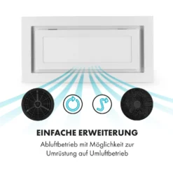 Lumiera Dunstabzugshaube LED 70 Cm EEK A 750 M3/h 3 Stufen Weiß -Küchenzubehör Verkaufsgeschäft 10034467 de 0006 logo