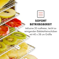 Master Jerky 300 Dörrautomat 2000W 40-90 °C 24h-Timer Edelstahl Silber 11 Master Jerky 300 Dörrautomat 2000W 40-90 °C 24h-Timer Edelstahl Silber -Küchenzubehör Verkaufsgeschäft 10034544 de 0004 logo