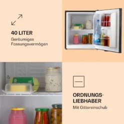 Scooby Minikühlschrank 40 Liter Kompressor 39 DB Kompakt -Küchenzubehör Verkaufsgeschäft 10034548 de 0003 logo