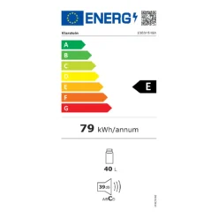 Scooby Minikühlschrank 40 Liter Kompressor 39 DB Kompakt -Küchenzubehör Verkaufsgeschäft 10034548 energy label