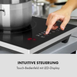 Cook N Roll Induktionskochfeld 2000W Timer 10 Stufen Bratenthermometer -Küchenzubehör Verkaufsgeschäft 10034708 de 0006 logo