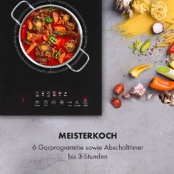 Cook N Roll Induktionskochfeld 2000W Timer 10 Stufen Bratenthermometer -Küchenzubehör Verkaufsgeschäft 10034708 de 0008 logo