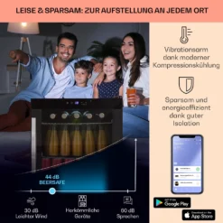 Coachella 50 Weinkühlschrank 47 Liter WiFi-Funktion Hintergrundbeleuchtung Edelstahl 9 Coachella 50 Weinkühlschrank 47 Liter WiFi-Funktion Hintergrundbeleuchtung Edelstahl -Küchenzubehör Verkaufsgeschäft 10034822 de 0003 logo