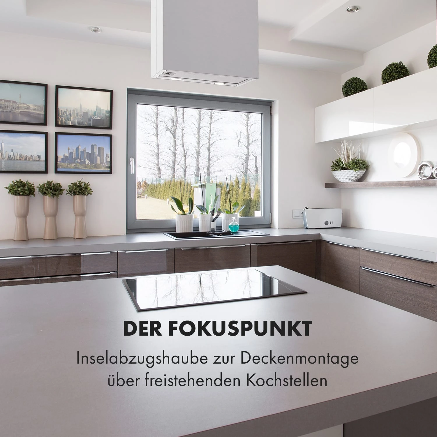 Structura Inselabzugshaube Abluft 641 M³/h Max. LED-Licht Edelstahl 5 Structura Inselabzugshaube Abluft 641 M³/h Max. LED-Licht Edelstahl – Bild 5