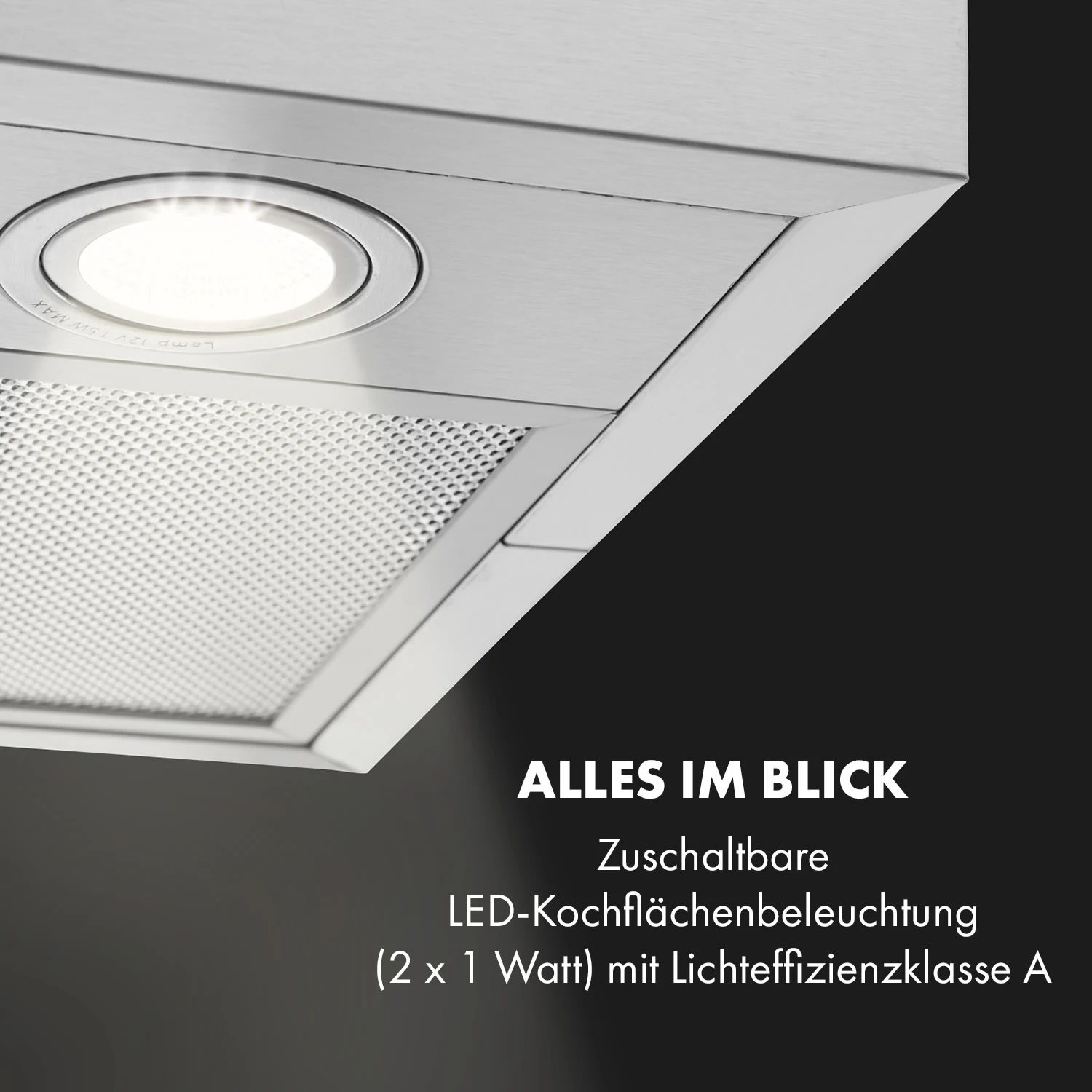 Structura Inselabzugshaube Abluft 641 M³/h Max. LED-Licht Edelstahl 6 Structura Inselabzugshaube Abluft 641 M³/h Max. LED-Licht Edelstahl – Bild 6