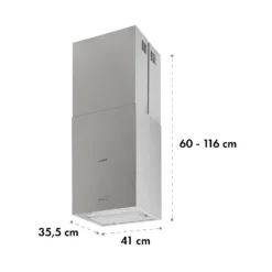 Structura Inselabzugshaube Abluft 641 M³/h Max. LED-Licht Edelstahl 18 Structura Inselabzugshaube Abluft 641 M³/h Max. LED-Licht Edelstahl -Küchenzubehör Verkaufsgeschäft 10034849 yy 0009 logo