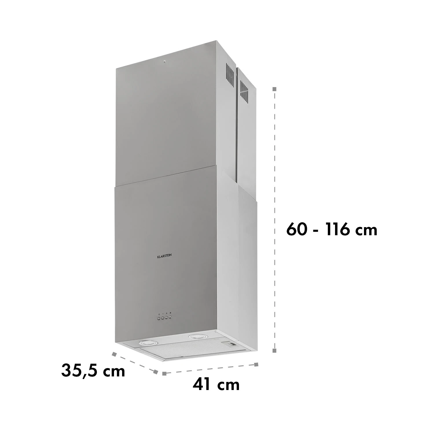 Structura Inselabzugshaube Abluft 641 M³/h Max. LED-Licht Edelstahl 9 Structura Inselabzugshaube Abluft 641 M³/h Max. LED-Licht Edelstahl – Bild 9