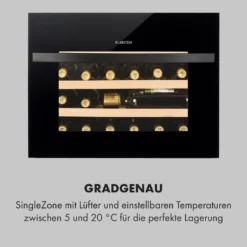 Vinsider 24 Built-In Uno Weinkühlschrank Einbaugerät 1 Zone 24 Fl -Küchenzubehör Verkaufsgeschäft 10034852 de 0004 logo