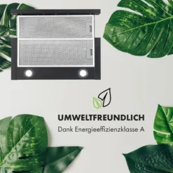 Viola Dunstabzugshaube Edelstahl 59,6 Cm 612m³/h EEK A Schwarz -Küchenzubehör Verkaufsgeschäft 10034863 de 0003 logo