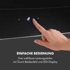 Antonia Dunstabzugshaube Kopffrei 90cm 350m³/h Touch-Bedienfeld Glas -Küchenzubehör Verkaufsgeschäft 10034868 de 0006 logo