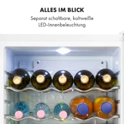 Beersafe XL Crystal White Kühlschrank 60 Liter 4 Böden Panoramaglastür Edelstahl -Küchenzubehör Verkaufsgeschäft 10034892 de 0006 logo