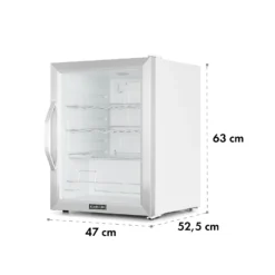 Beersafe XL Crystal White Kühlschrank 60 Liter 4 Böden Panoramaglastür Edelstahl -Küchenzubehör Verkaufsgeschäft 10034892 yy 0009 logo