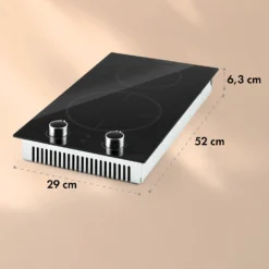 Kochheld Doppel-Induktionskochfeld 2900W Dreh-Regler Glas Schwarz 17 Kochheld Doppel-Induktionskochfeld 2900W Dreh-Regler Glas Schwarz -Küchenzubehör Verkaufsgeschäft 10034946 yy 0011 dimensions
