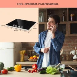 Kochheld 4-Zonen-Induktionskochfeld 6000W Dreh-Regler Glas Schwarz 14 Kochheld 4-Zonen-Induktionskochfeld 6000W Dreh-Regler Glas Schwarz -Küchenzubehör Verkaufsgeschäft 10034947 de 0006 usp