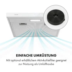 Contempo Neo Unterbau-Dunstabzugshaube 60cm 175m³/h LED Edelstahl Acryl Weiß -Küchenzubehör Verkaufsgeschäft 10034961 de 0003 logo